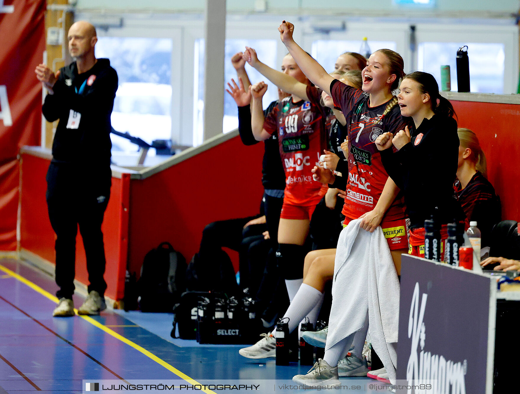 USM F18 Steg 4 Skövde HF-Enköpings HF 33-17,dam,Skövde Idrottshall,Skövde,Sverige,Ungdoms-SM,Handboll,2025,370262