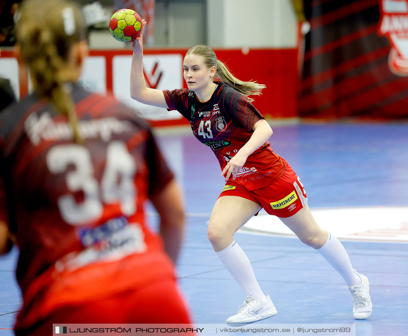 USM F18 Steg 4 Skövde HF-Enköpings HF 33-17,dam,Skövde Idrottshall,Skövde,Sverige,Ungdoms-SM,Handboll,2025,370267