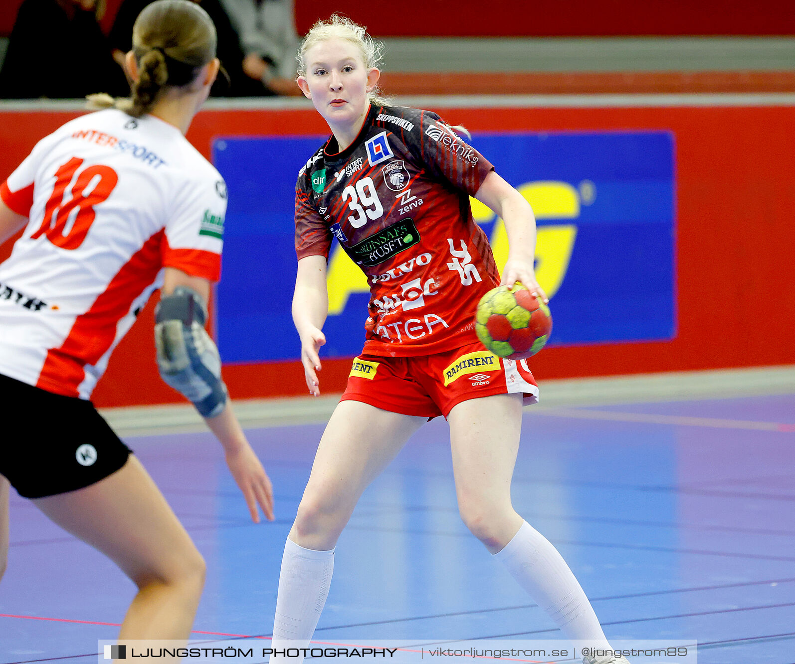 USM F18 Steg 4 Skövde HF-Enköpings HF 33-17,dam,Skövde Idrottshall,Skövde,Sverige,Ungdoms-SM,Handboll,2025,370271