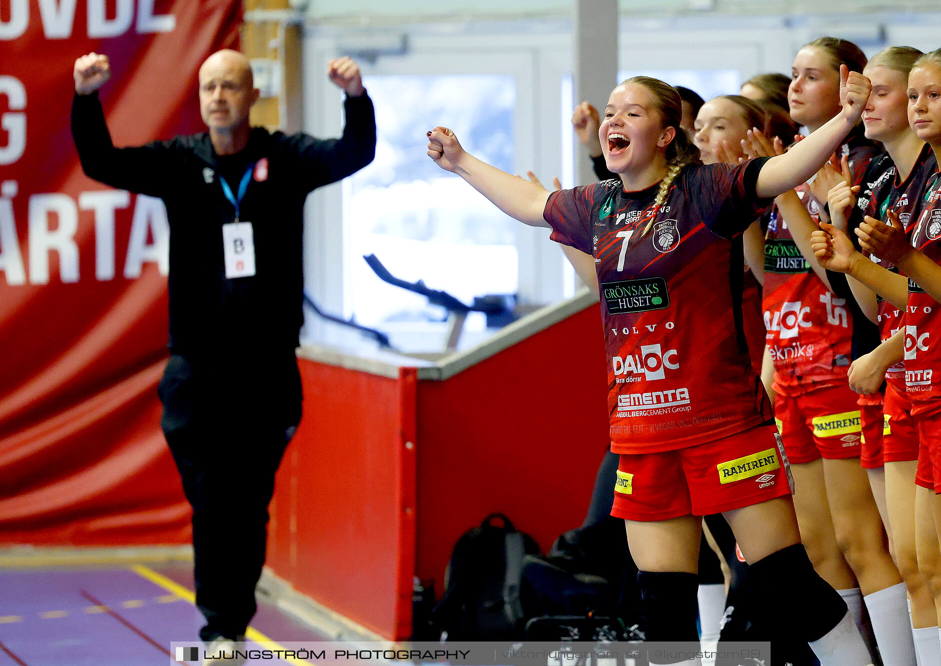 USM F18 Steg 4 Skövde HF-Enköpings HF 33-17,dam,Skövde Idrottshall,Skövde,Sverige,Ungdoms-SM,Handboll,2025,370275