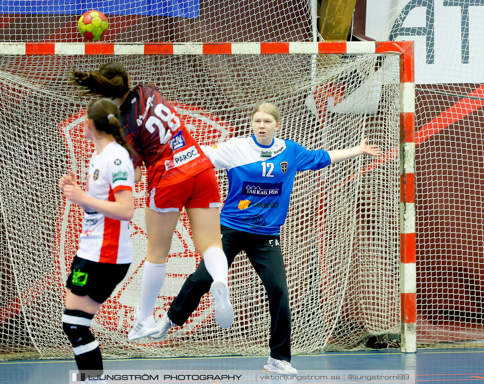 USM F18 Steg 4 Skövde HF-Enköpings HF 33-17,dam,Skövde Idrottshall,Skövde,Sverige,Ungdoms-SM,Handboll,2025,370285