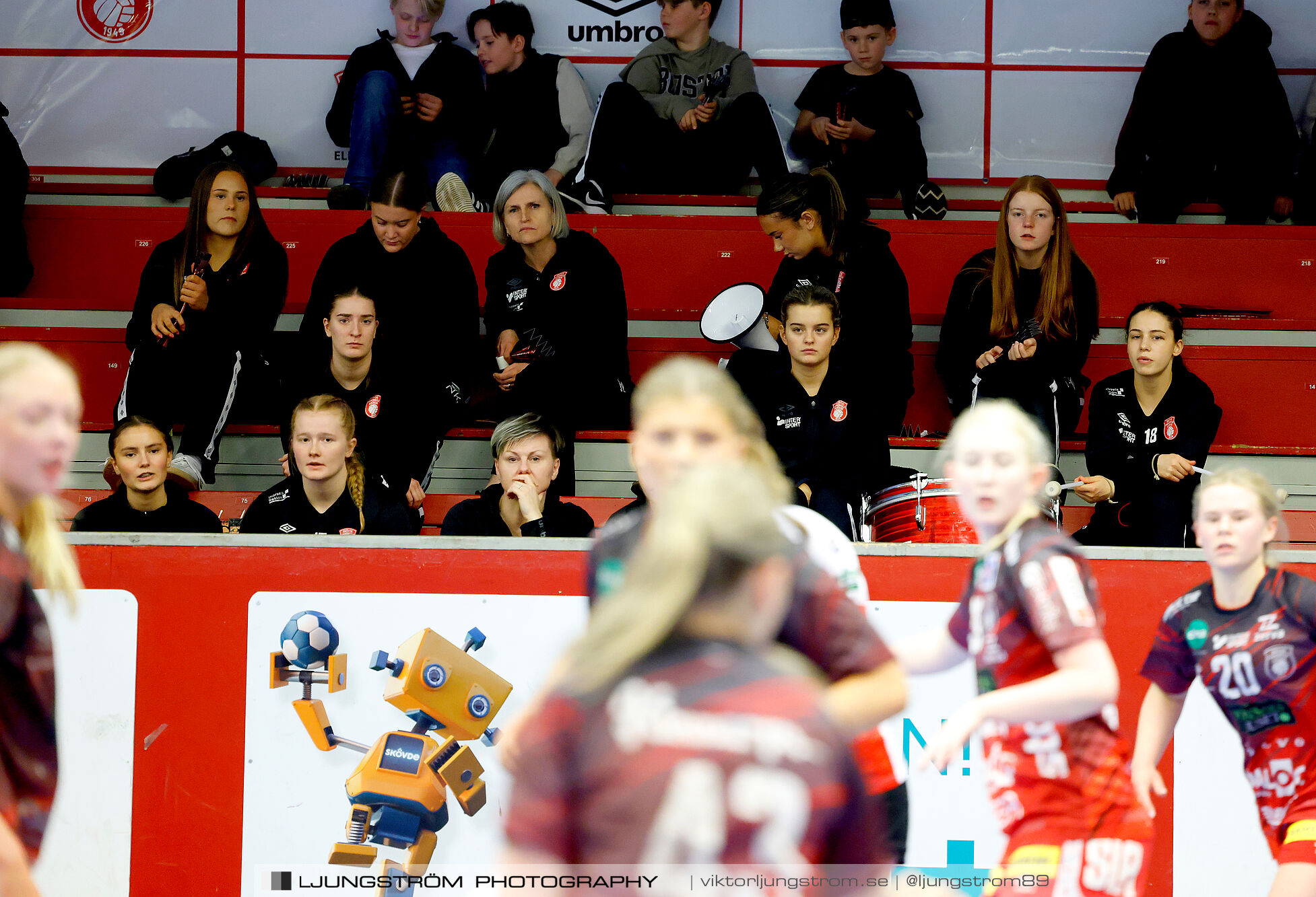 USM F18 Steg 4 Skövde HF-Enköpings HF 33-17,dam,Skövde Idrottshall,Skövde,Sverige,Ungdoms-SM,Handboll,2025,370292