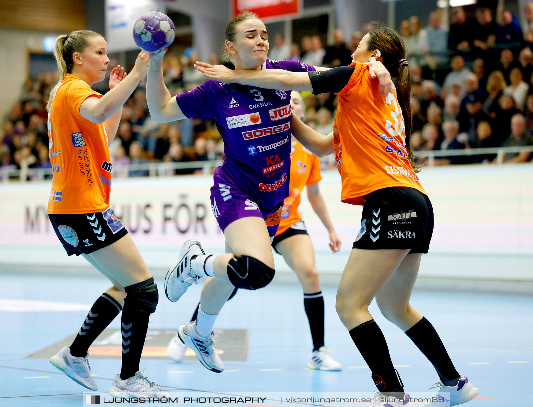 Skara HF-Kristianstad HK 1 4-final 1 30-29,dam,Skara Idrottshall,Skara,Sverige,Handboll,,2025,370903