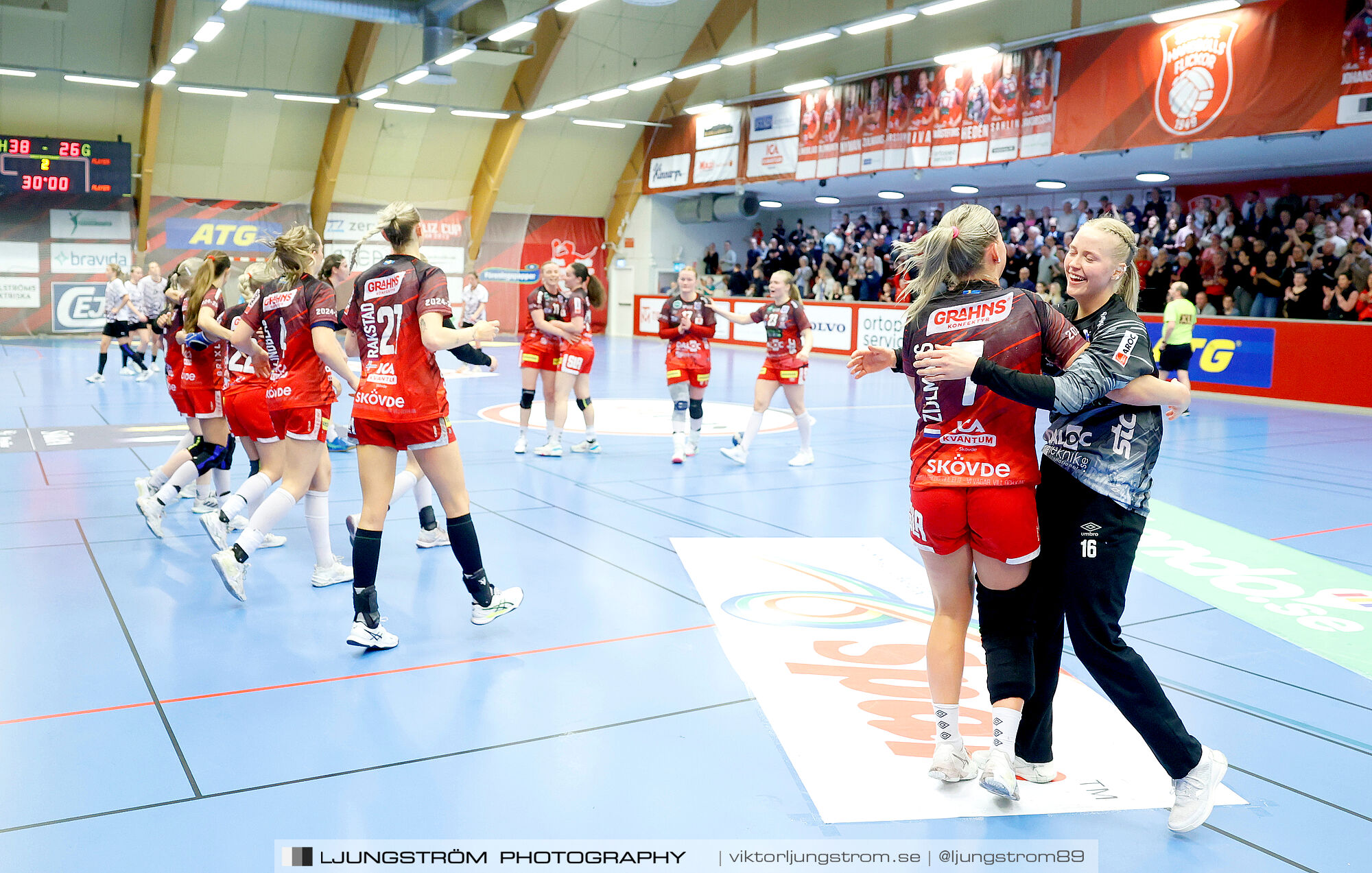 Skövde HF-Lugi HF Kval till handbollsligan Match 2 38-26,dam,Skövde Idrottshall,Skövde,Sverige,Handboll,,2025,370967