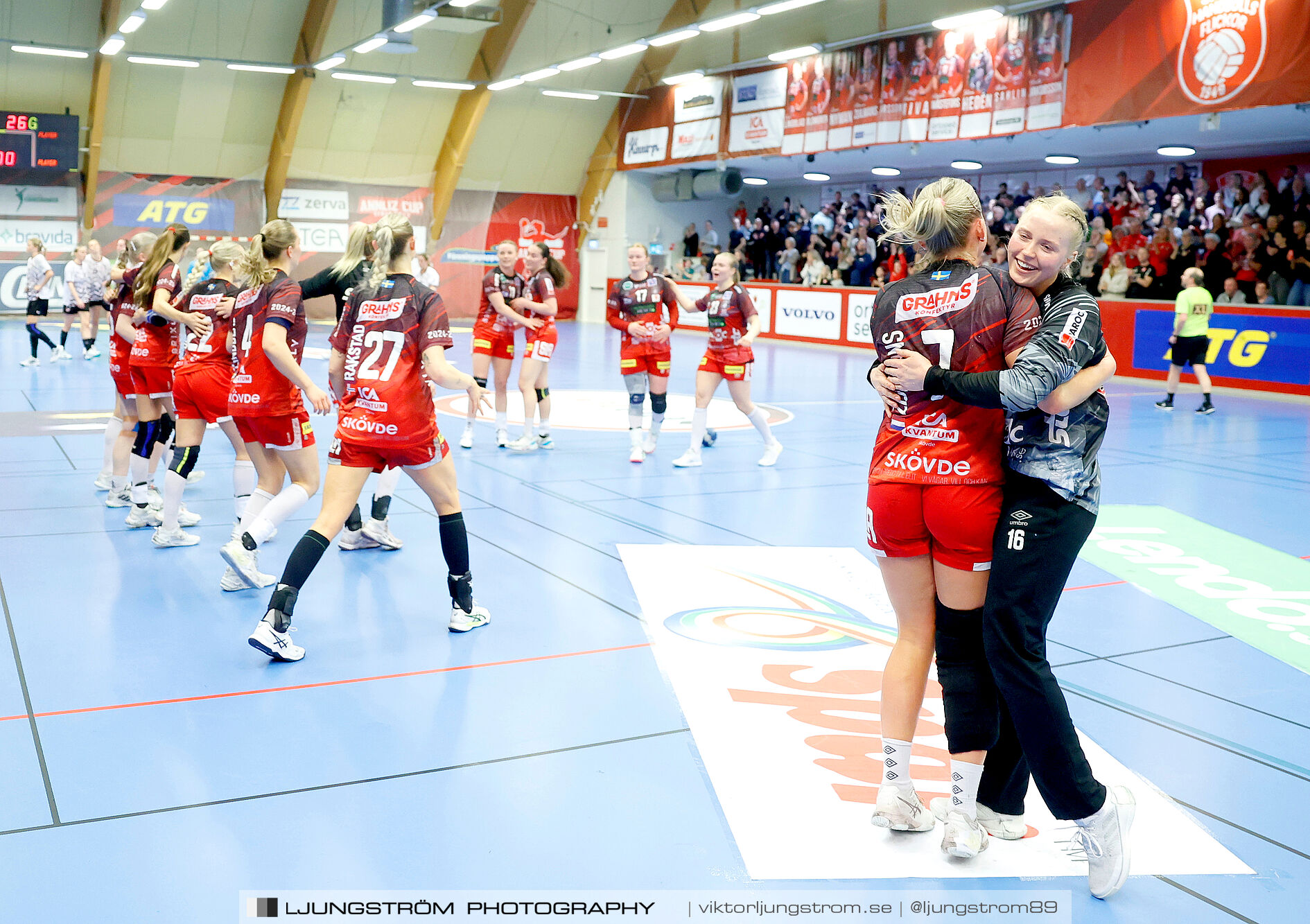 Skövde HF-Lugi HF Kval till handbollsligan Match 2 38-26,dam,Skövde Idrottshall,Skövde,Sverige,Handboll,,2025,370968