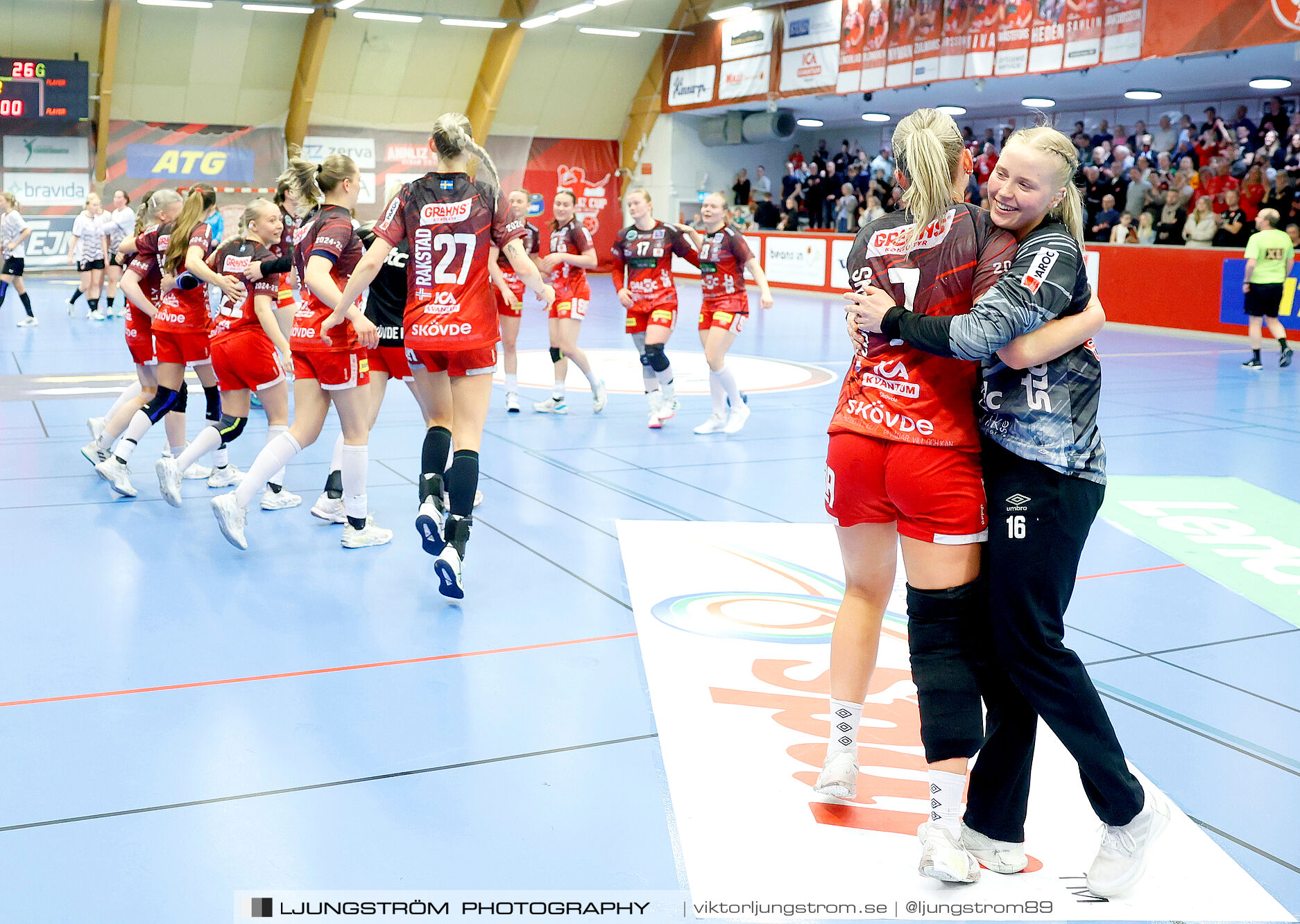 Skövde HF-Lugi HF Kval till handbollsligan Match 2 38-26,dam,Skövde Idrottshall,Skövde,Sverige,Handboll,,2025,370969