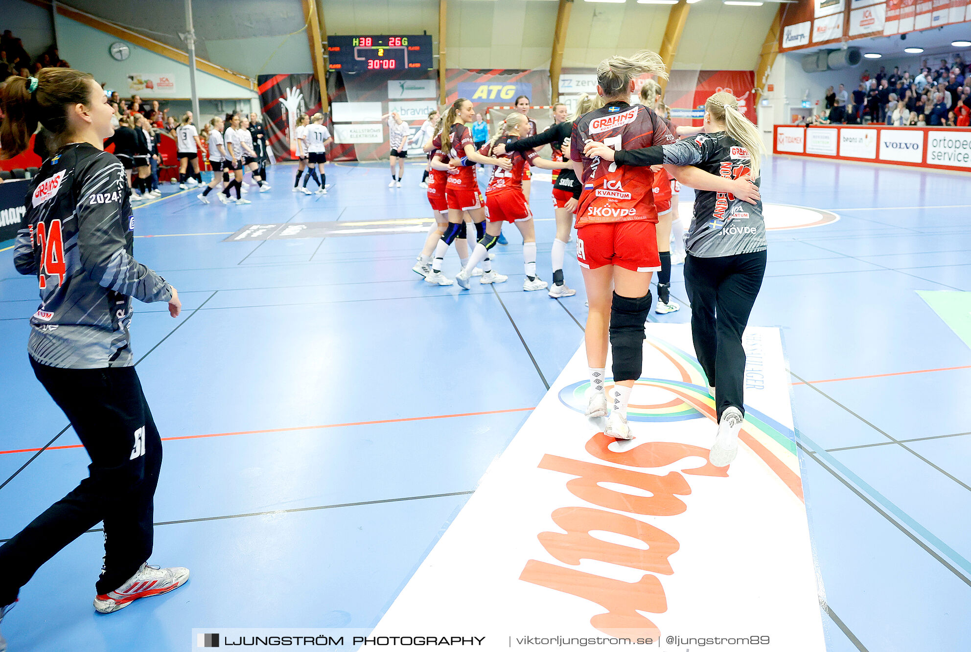 Skövde HF-Lugi HF Kval till handbollsligan Match 2 38-26,dam,Skövde Idrottshall,Skövde,Sverige,Handboll,,2025,370971