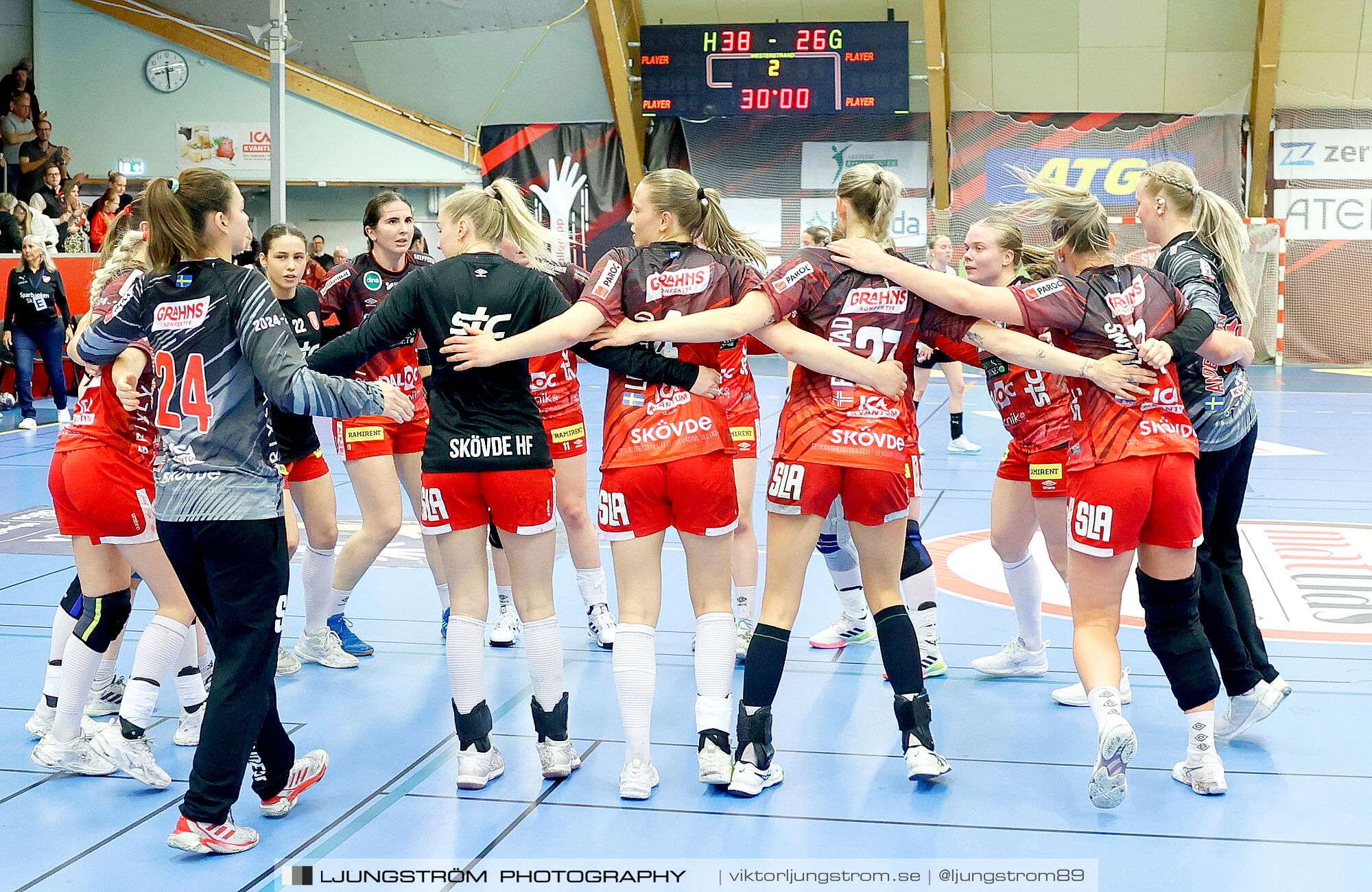 Skövde HF-Lugi HF Kval till handbollsligan Match 2 38-26,dam,Skövde Idrottshall,Skövde,Sverige,Handboll,,2025,370974