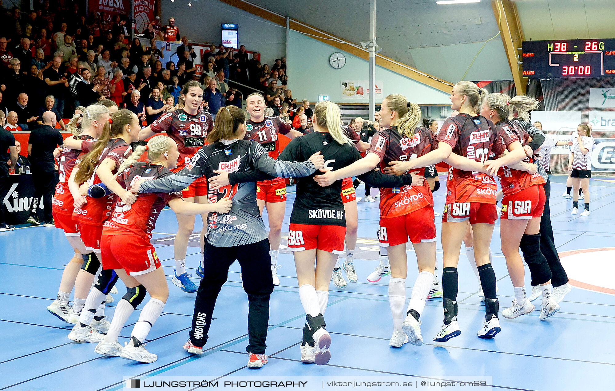 Skövde HF-Lugi HF Kval till handbollsligan Match 2 38-26,dam,Skövde Idrottshall,Skövde,Sverige,Handboll,,2025,370976