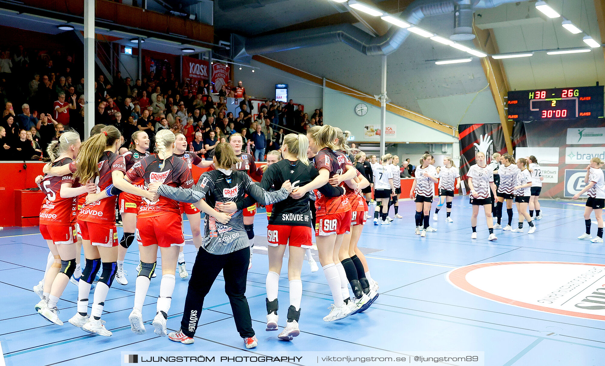 Skövde HF-Lugi HF Kval till handbollsligan Match 2 38-26,dam,Skövde Idrottshall,Skövde,Sverige,Handboll,,2025,370978